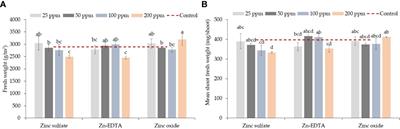 Zinc biofortification through seed nutri-priming using alternative zinc sources and concentration levels in pea and sunflower microgreens